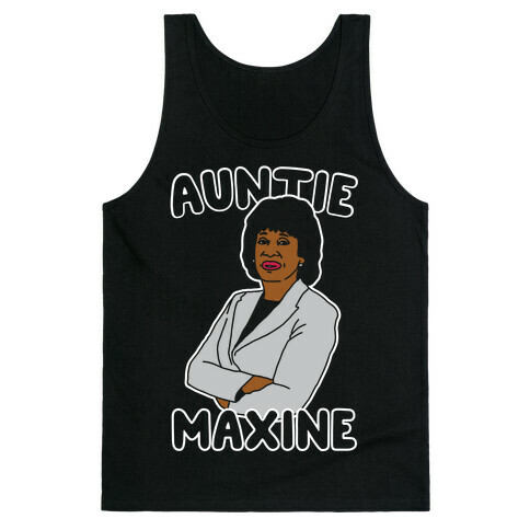 Auntie Maxine White Print Tank Top