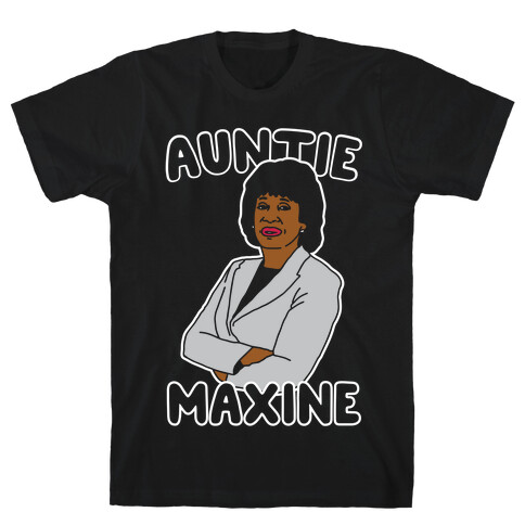 Auntie Maxine White Print T-Shirt