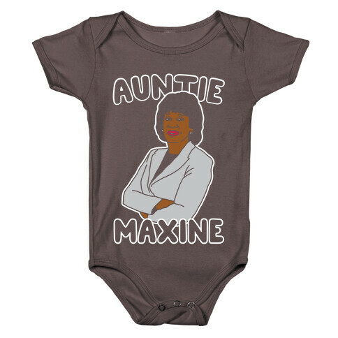 Auntie Maxine White Print Baby One-Piece