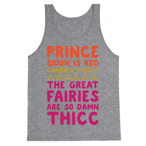 Zelda Breath of The Wild Rhyme Parody Tank Top