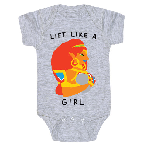 Lift Like A Girl Baby One-Piece
