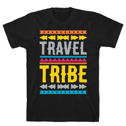 Travel Tribe White Print T-Shirt
