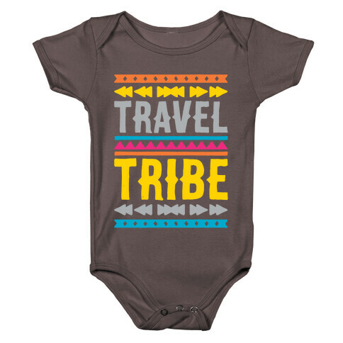 Travel Tribe White Print Baby One-Piece