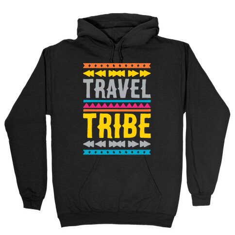 Travel Tribe White Print Hooded Sweatshirt