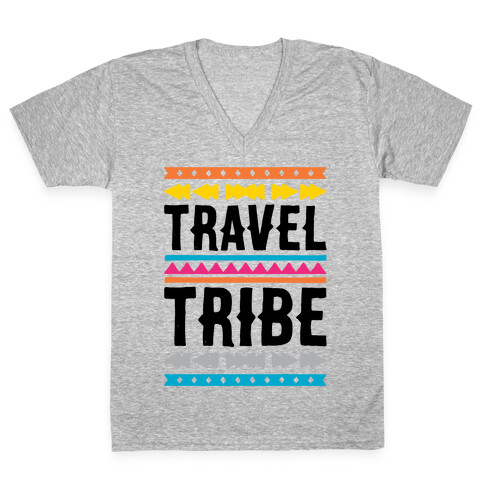 Travel Tribe  V-Neck Tee Shirt