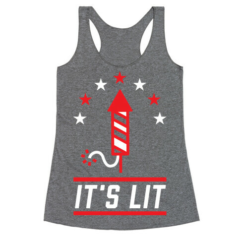 It's Lit Racerback Tank Top