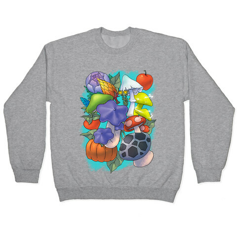 Hylian Shrooms and Veggies Pullover