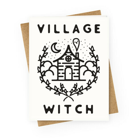 Village Witch Greeting Card