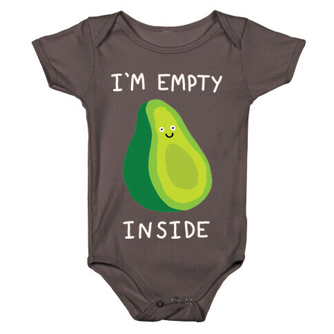I'm Empty Inside Avocado Baby One-Piece