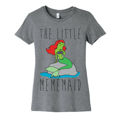 The Little Mememaid Parody Womens T-Shirt