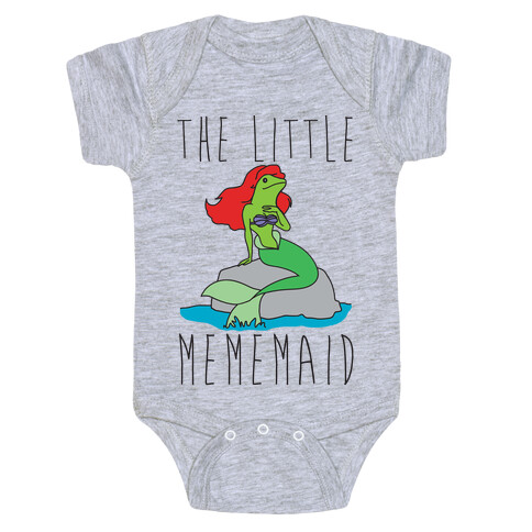 The Little Mememaid Parody Baby One-Piece