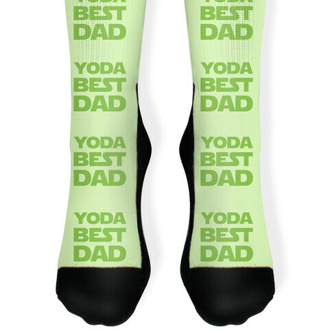 Yoda Best Dad Parody Sock