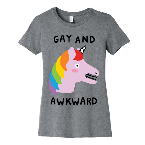 Gay And Awkward Womens T-Shirt