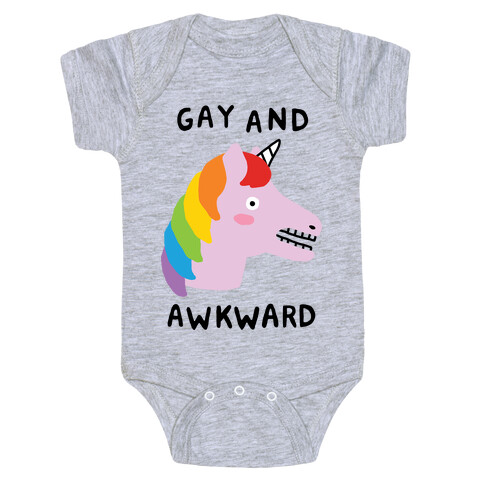 Gay And Awkward Baby One-Piece