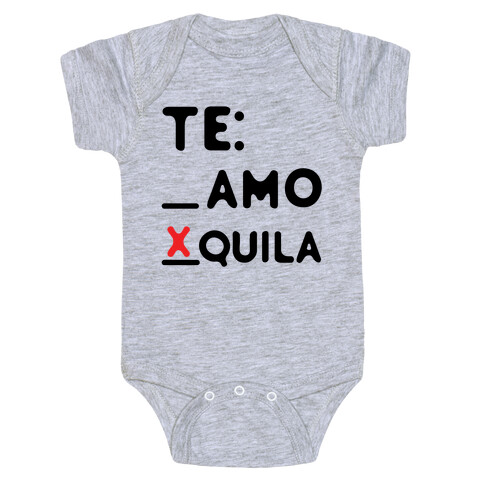 Te amo Tequila Baby One-Piece