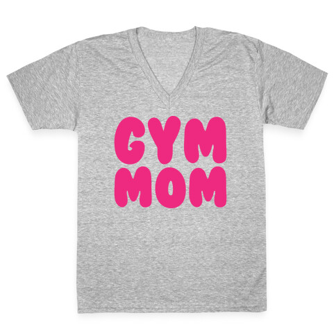 Gym Mom V-Neck Tee Shirt
