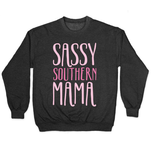 Sassy Southern Mama White Print Pullover