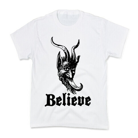Believe In Krampus Kids T-Shirt