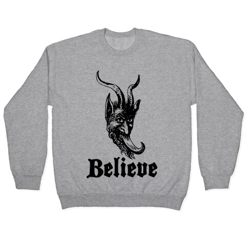 Believe In Krampus Pullover