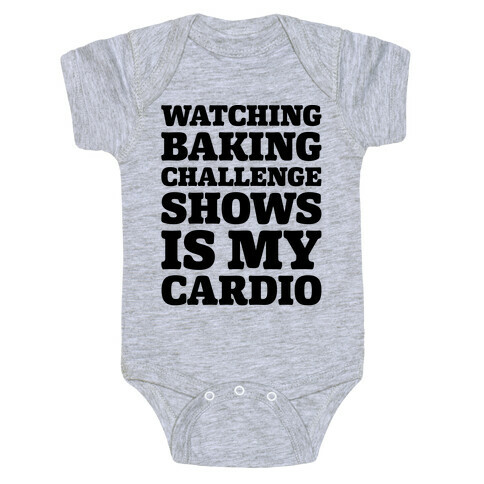 Watching Baking Challenge Shows Is My Cardio Baby One-Piece