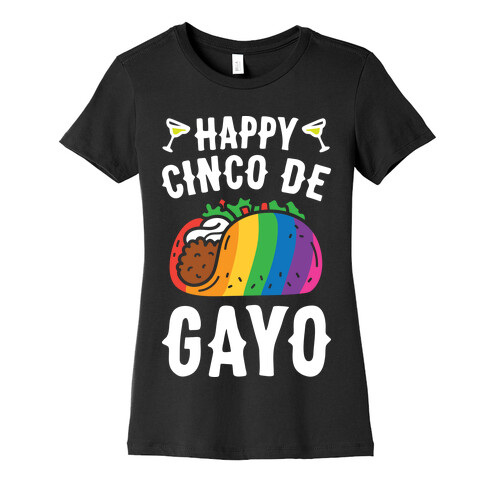 Happy Cinco De Gayo Womens T-Shirt