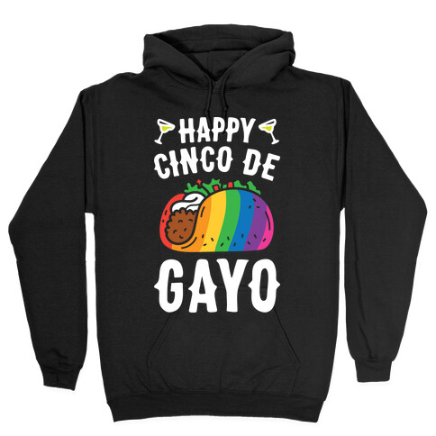 Happy Cinco De Gayo Hooded Sweatshirt