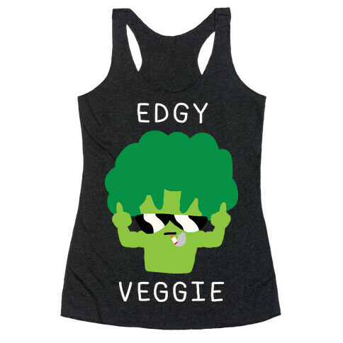 Edgy Veggie Racerback Tank Top