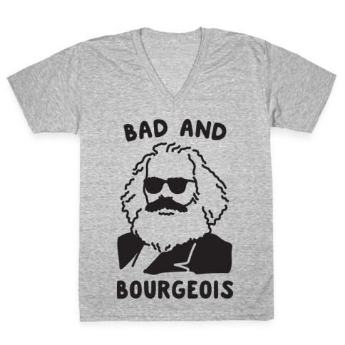 Bad And Bourgeois V-Neck Tee Shirt