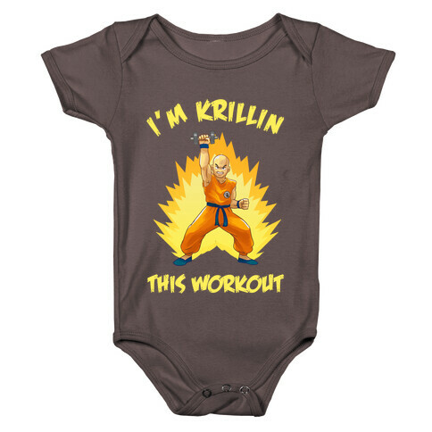 I'm Krillin This Workout Baby One-Piece