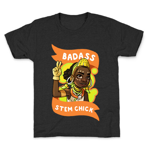Badass STEM Chick Kids T-Shirt