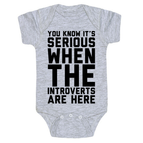 Introvert Protest Baby One-Piece