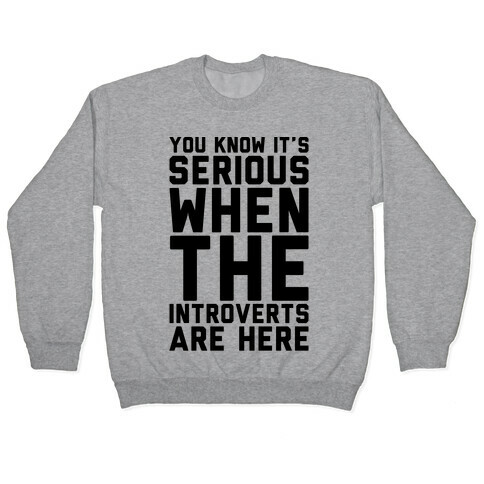 Introvert Protest Pullover