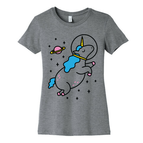 Space Unicorn Womens T-Shirt