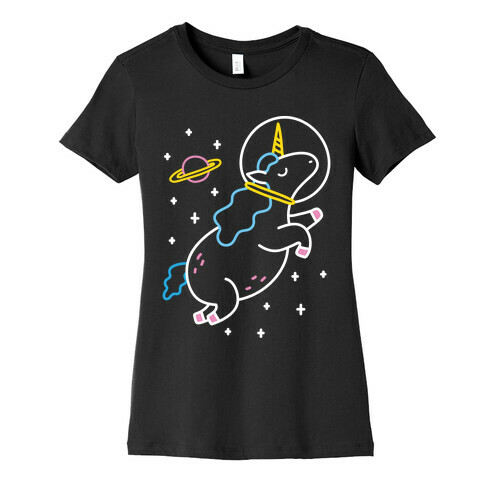 Space Unicorn Womens T-Shirt