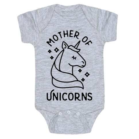 Mother Of Unicorns Baby One-Piece