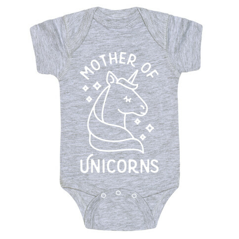 Mother Of Unicorns Baby One-Piece