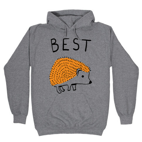Best Buds Hedgehog Hooded Sweatshirt