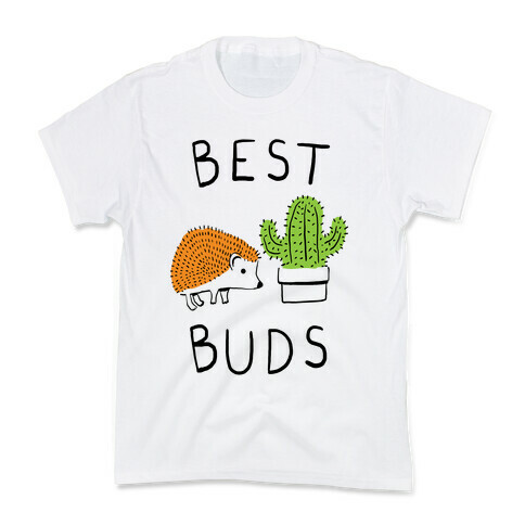 Best Buds Hedgehog Cactus Kids T-Shirt