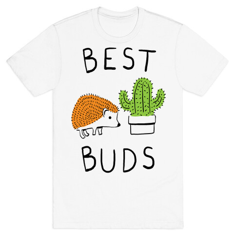 Best Buds Hedgehog Cactus T-Shirt