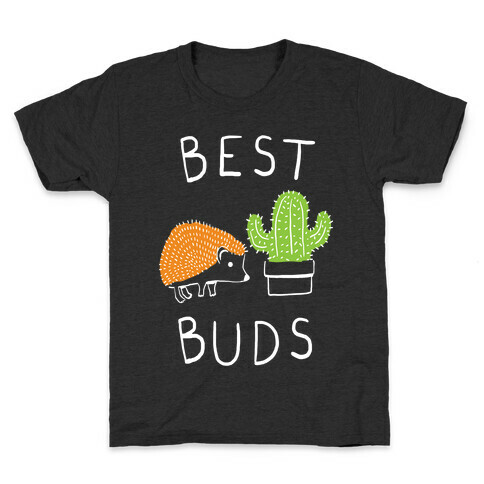 Best Buds Hedgehog Cactus Kids T-Shirt