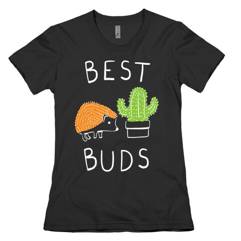 Best Buds Hedgehog Cactus Womens T-Shirt