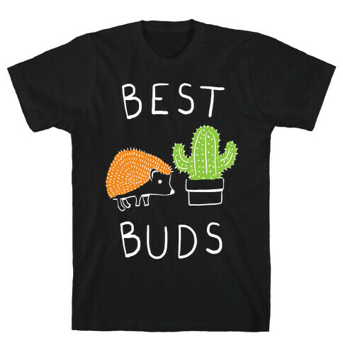 Best Buds Hedgehog Cactus T-Shirt