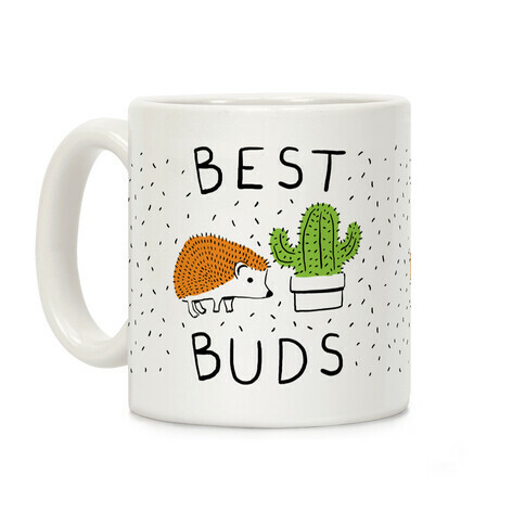 Best Buds Hedgehog Cactus Coffee Mug