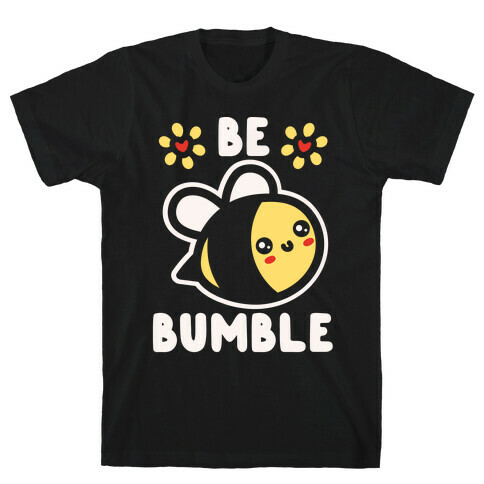 Be Bumble White Print T-Shirt