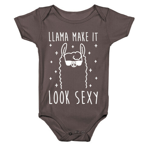 Llama Make It Look Sexy Baby One-Piece