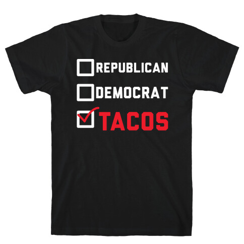 Republican Democrat Tacos T-Shirt