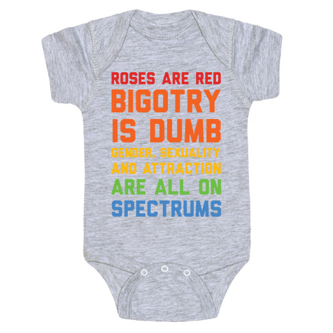 Gender Sexuality And Attraction Are All On Spectrums Baby One-Piece