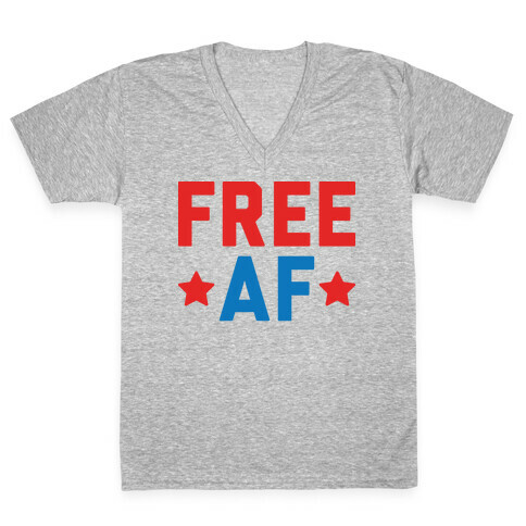 Free AF V-Neck Tee Shirt