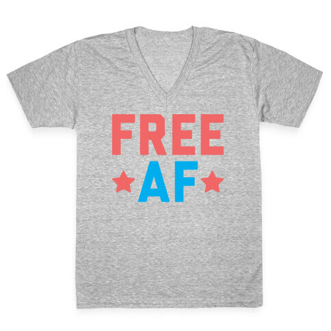 Free AF V-Neck Tee Shirt