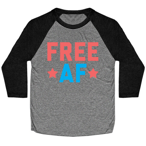 Free AF Baseball Tee